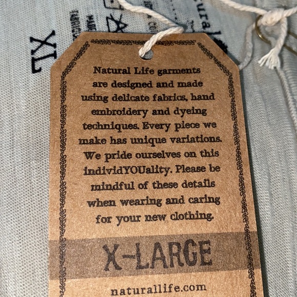 NEW “today I will not stress..” inspirational boho top - Picture 6 of 9